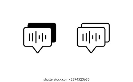 Audio icon design with white background stock illustration