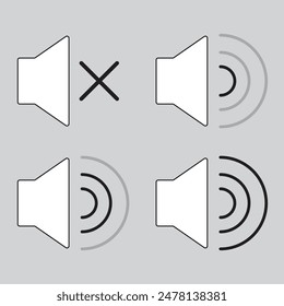Audio Icon Element Graphic Vector