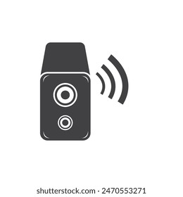 Audio icon flat design vector