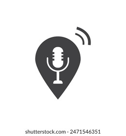 Audio icon flat design vector