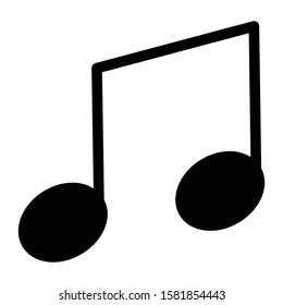 audio icon glyph vector design