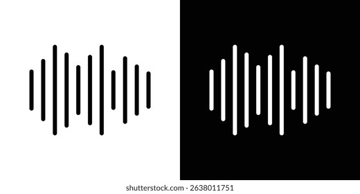 Audio icon Graphic vector set for ui design