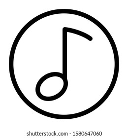 audio icon outline vector design