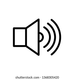 Audio icon : speaker