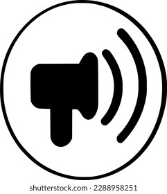 audio icon vector symbol design illustration