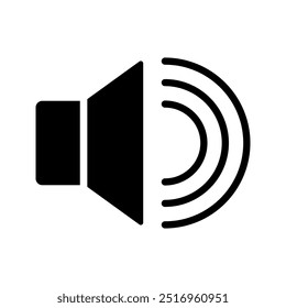 Audio icon . volume sign. for mobile concept and web design color editable