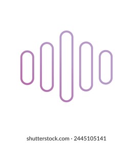 audio icon with white background vector stock illustration