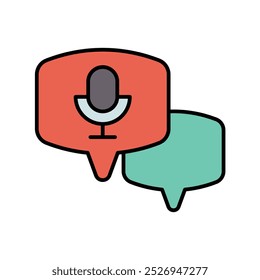audio icon with white background vector stock illustration