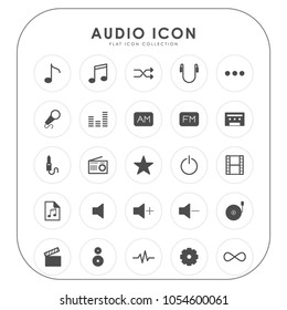 Audio icons 