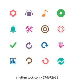 audio icons universal set for web and mobile 