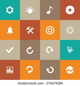 audio icons universal set for web and mobile 