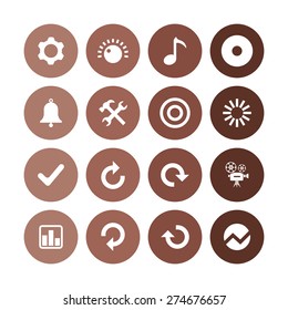 audio icons universal set for web and mobile 