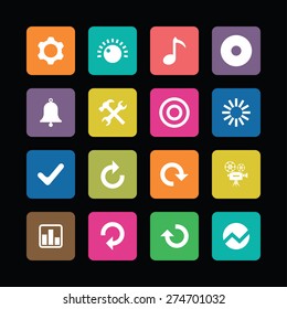 audio icons universal set for web and mobile
