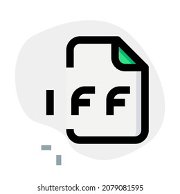 Audio Interchange File Format IFF is a file format designed to store audio data