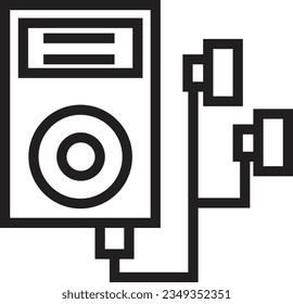 Audio Ipad Media Outline Icon