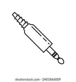 Audio jack icon,vector illustration template design