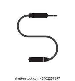 Audio jack icon,vector illustration template design