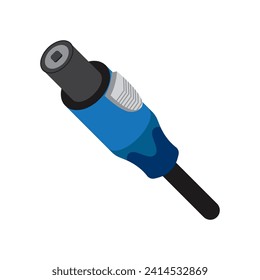 Audio jack icon,vector illustration template design