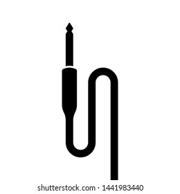 Audio jack symbol. audio plug icon. recording equipment icon.