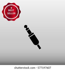 Audio Jack Vector Icon Illustration