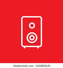 Audiozeilensymbol, Vorlage für grafische Ressourcen, Vektorgrafik.