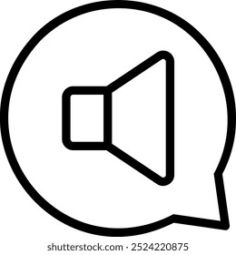 audio line icon illustration vector
