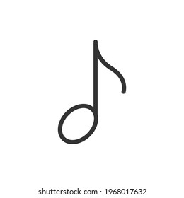 Icono de línea de audio de estilo moderno. Pictograma vectorial de trazo aislado sobre un fondo blanco. Iconos de contorno premium de audio.