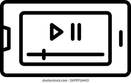 vetor de ícone linear de áudio para ilustração com isolado. adequado para design, ícone, logotipo, aplicativo