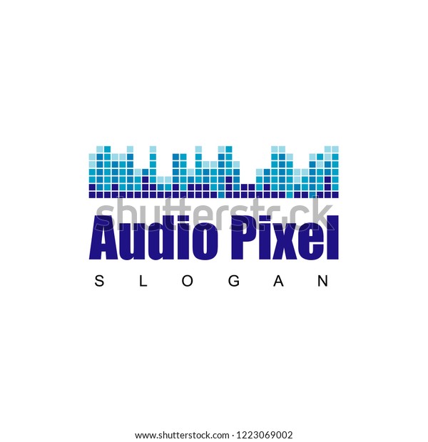 Audio Logo Design Stock Vector (Royalty Free) 1223069002