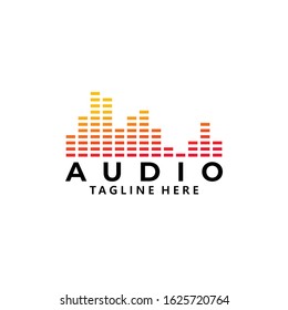 audio logo icon vector isolated