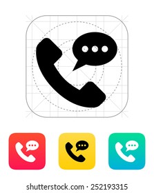 Audio message icon. Vector illustration.