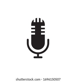 audio, mic icon vector illustration