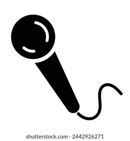 Audio Microphone icon collection. Vector Illustration.