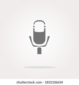 Audio Microphone. Microphone Icon. Vector Illustration