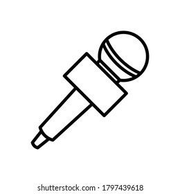 Audio-Mikrofon-Vektorsymbol und Symbole