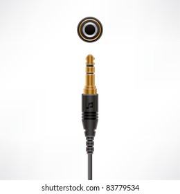 Audio Minijack Cable Plug & Socket