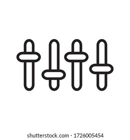Audio Mixer Icon Vector Illustration