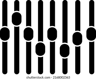 Audio Mixer Icon Vector Illustration on white background..eps
