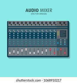 Audio Mixer - Vector Design