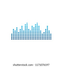 Vetor de Símbolo de Equalizador de Música de Áudio