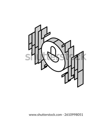 audio music isometric icon vector. audio music sign. isolated symbol illustration