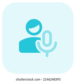 audio played by single user on a chat messenger