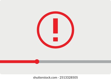 Erro do reprodutor de áudio com símbolo de alerta, conceito de arquivo corrompido ou formato não suportado.