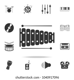 audio player icon. Detailed set icons of Music instrument element icons. Premium quality graphic design. One of the collection icons for websites, web design, mobile app on white background
