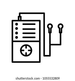 audio player mp3 earphone