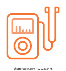audio player   mp3   earphone  