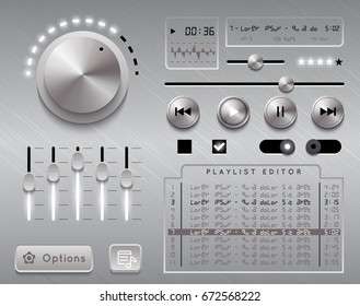 Audio player template.