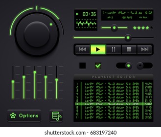 Audio player template.