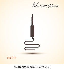 audio plug icon