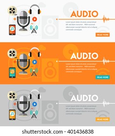 Audio production and podcast concept